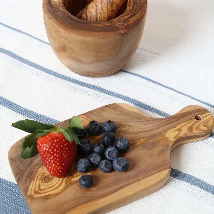 Olive Wood Rustic Small Cutting Board