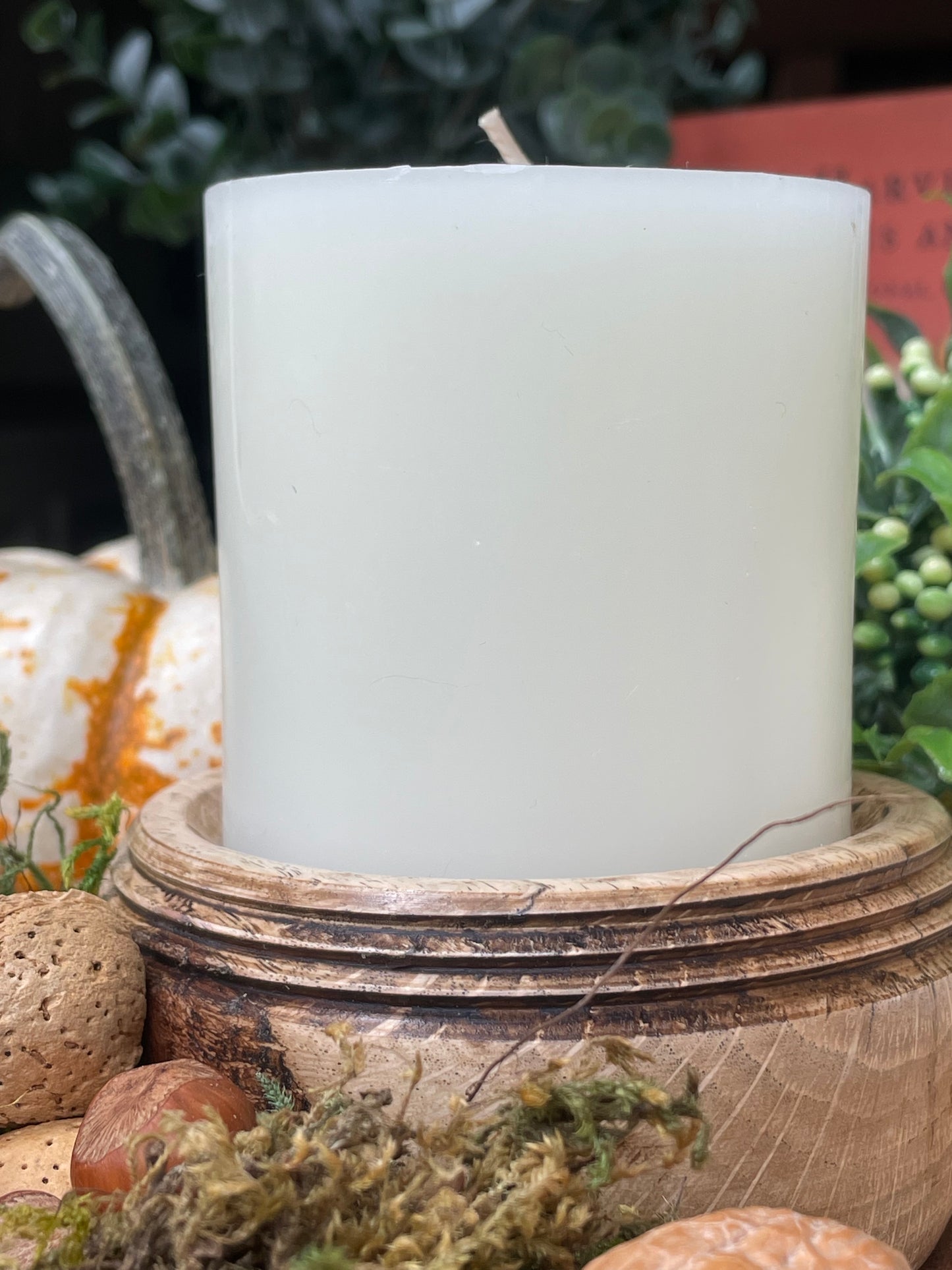 Parker Live Oak Pillar Candleholder