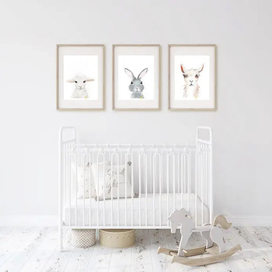 Lamb Nursery Artwork Print