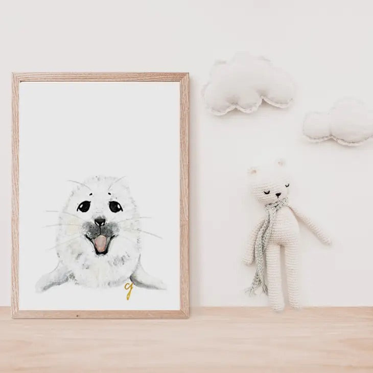 Seal Nursery Artwork Print