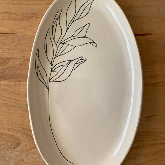 Oval Platter Sage