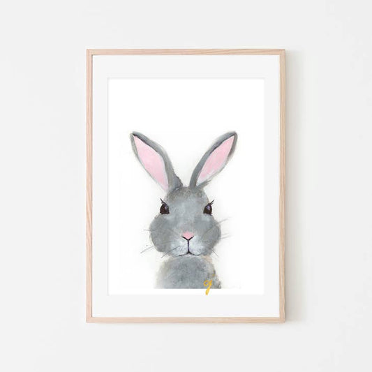 Bunny Nursery Artwork Print