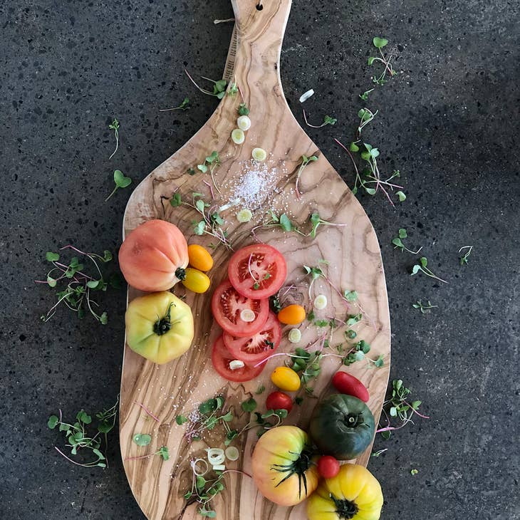 Olive Wood Large Charcuterie Board 25"