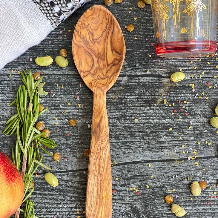 Olive Wood Appetizer Spoon