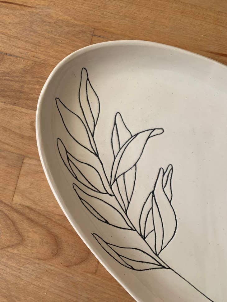 Oval Platter Sage